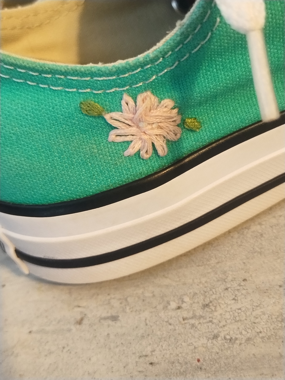 Vintage Converse Unisex CT All Star 155737F Teal Green Sneakers w 7/ mens 5 - Picture 14 of 14